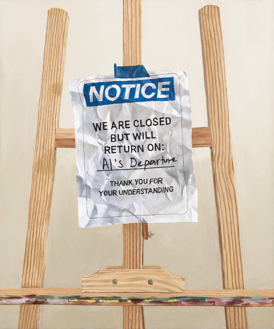 AI's Departure Print